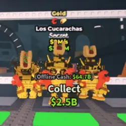 Los Cucarachas (2 Straits) [Gold] 9 M s (Секретный персонаж) — Roblox, лот №235618