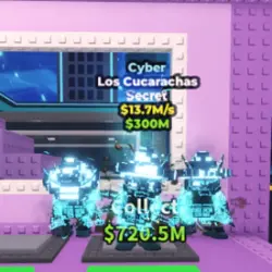 LOS CUCARACHAS - CYBER (Секретный персонаж) — Roblox, лот №235622