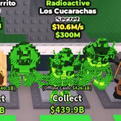 Los Cucarachas - Secret - Radioactive - $10.6M s (Секретный… — Roblox, лот №235626