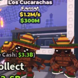 Los Cucarachas 1.2 M s (Секретный персонаж) — Roblox, лот №235627