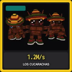 Los Cucarachas 1.2M s (Секретный персонаж) — Roblox, лот №235628