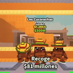 Los Cucarachas 1.2M s - Secret (Секретный персонаж) — Roblox, лот №235629