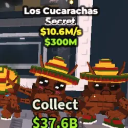 Los Cucarachas 10.6 M s (Секретный персонаж) — Roblox, лот №235631