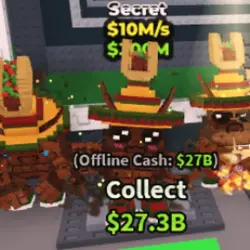 Los Cucarachas 10M s (Секретный персонаж) — Roblox, лот №235632