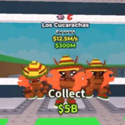 Los Cucarachas 12.5M s +2 Traits - Secret (Секретный персон… — Roblox, лот №235644