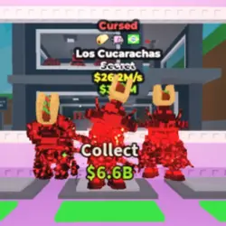Los Cucarachas Cursed Very RARE (Секретный персонаж) — Roblox, лот №235639