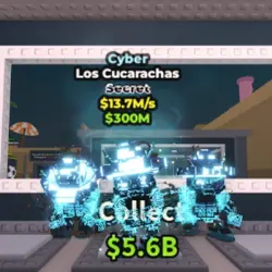 Los Cucarachas Cyber 13.7M s (Секретный персонаж) — Roblox, лот №235640