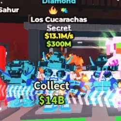 Los Cucarachas Diamond + 2 traits 13.1m s (G31) (Секретный … — Roblox, лот №235641