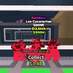 Los Cucarachas Rainbow 12.5M s (Секретный персонаж) — Roblox, лот №235671