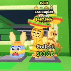 Los Cupids Gold 487.5M s RARE (Секретный персонаж) — Roblox, лот №235672