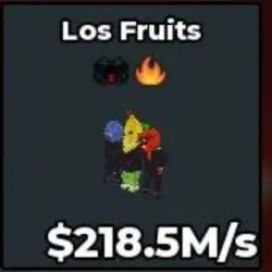 Los Fruits $218.5M S (Секретный персонаж) — Roblox, лот №235682
