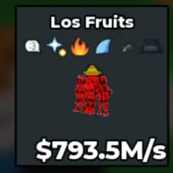 Los Fruits $793.5M s (Секретный персонаж) — Roblox, лот №235684