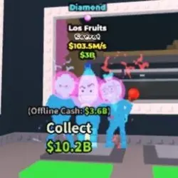 Los Fruits 103.5m s Diamond (Секретный персонаж) — Roblox, лот №235694