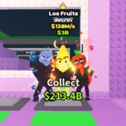 Los Fruits 138 M s (FIRE TRAIT) (Секретный персонаж) — Roblox, лот №235696