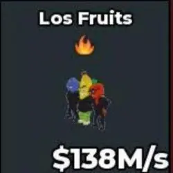 Los Fruits 138 M s - Quick (Секретный персонаж) — Roblox, лот №235697