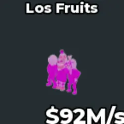 Los Fruits 92M s Candy Los Tictacs Recipe (Секретный персон… — Roblox, лот №235726