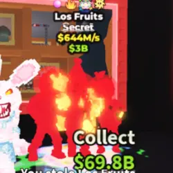 Los Fruits Rainbow 644M s (Секретный персонаж) — Roblox, лот №235743