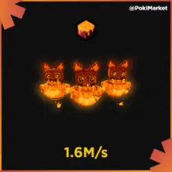Los Gattitos - Lava - 1.6M s (Brainrot God персонаж) — Roblox, лот №235753