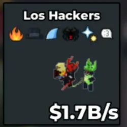 Los Hackers 1,7b (Секретный персонаж) — Roblox, лот №235770