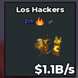 Los Hackers 1.1B s (Секретный персонаж) — Roblox, лот №235771