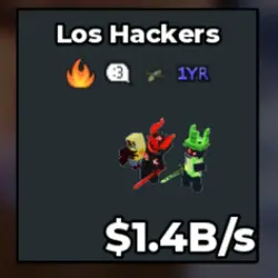 Los Hackers 1.4B s (Секретный персонаж) — Roblox, лот №235774