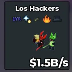 Los Hackers 1.5B s (Секретный персонаж) — Roblox, лот №235775