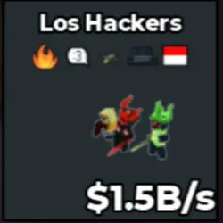 Los Hackers 1.5B s JH08 (Секретный персонаж) — Roblox, лот №235776