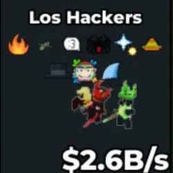 Los Hackers 2,6b (Секретный персонаж) — Roblox, лот №235781