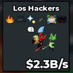 Los Hackers 2.3B s (Секретный персонаж) — Roblox, лот №235785