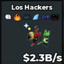 Los Hackers 2.3B s JH07 (Секретный персонаж) — Roblox, лот №235786