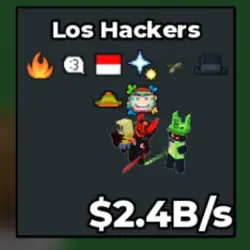 Los Hackers 2.4B s (Секретный персонаж) — Roblox, лот №235787