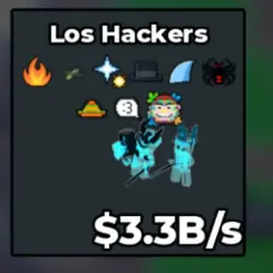 Los Hackers 3.3B s (Секретный персонаж) — Roblox, лот №235796