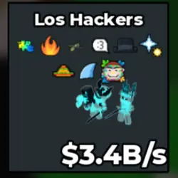Los Hackers 3.4B s (Секретный персонаж) — Roblox, лот №235797