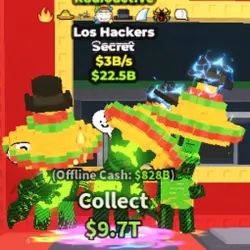 Los Hackers 3B s Radioactive (Секретный персонаж) — Roblox, лот №235760