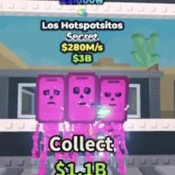 LOS Hotspotsitos - [280M s] - Rainbow - Glitch Trait (Секре… — Roblox, лот №235813