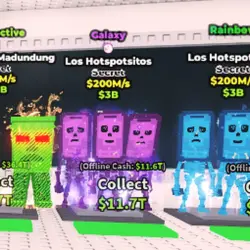 Los Hotspotsitos 200m s galaxy (Секретный персонаж) — Roblox, лот №235822