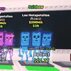 Los Hotspotsitos 200m s rainbow (Секретный персонаж) — Roblox, лот №235823