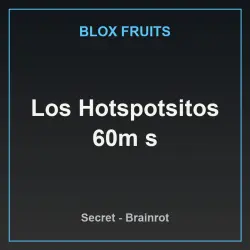 Los Hotspotsitos 60m s (Секретный персонаж) — Roblox, лот №235832