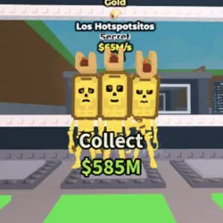 Los Hotspotsitos 65M s Gold Secret (Секретный персонаж) — Roblox, лот №235833