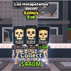 LOS HOTSPOTSITOS INSTAN (Секретный персонаж) — Roblox, лот №235839