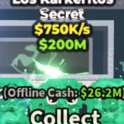 Los Karkeritos 750 K s (Секретный персонаж) — Roblox, лот №235875