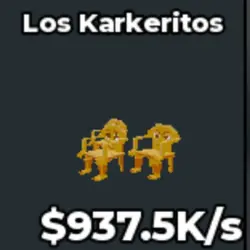 Los Karkeritos Gold (Секретный персонаж) — Roblox, лот №235880