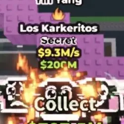 Los Karkeritos YING YANG 9.3M s (Секретный персонаж) — Roblox, лот №235882