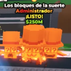Los Lucky Block LAVA (Admin персонаж) — Roblox, лот №235900