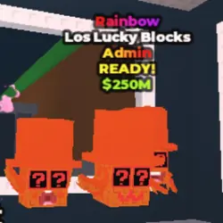 Los Lucky Block Rainbow Mutation (Admin персонаж) — Roblox, лот №235902