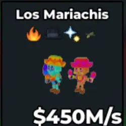 LOS MARIACHIS - [ 450M s] - V262 (Секретный персонаж) — Roblox, лот №235926
