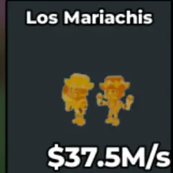 Los Mariachis Gold 37,5M s V271 (Секретный персонаж) — Roblox, лот №235922