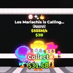 Los Mariachis is Calling... 555 M s (Секретный персонаж) — Roblox, лот №235927