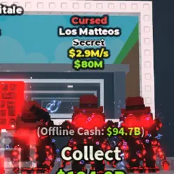 Los Matteos [Cursed] 2.9 M s (Секретный персонаж) — Roblox, лот №235976