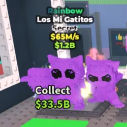 Los Mi Gatitos - Rainbow (Секретный персонаж) — Roblox, лот №235959